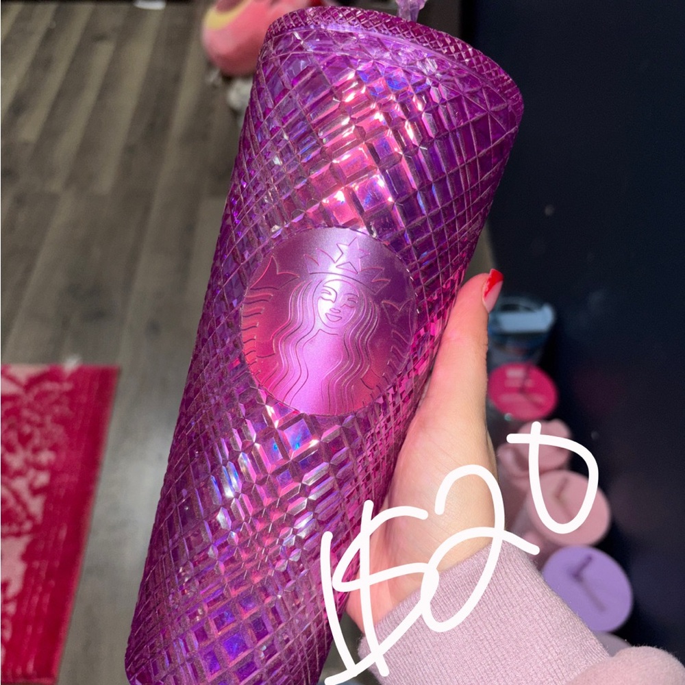Starbucks Iridescent Purple Textured Tumbler